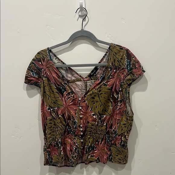 Madewell Floral Print Women's Top - Picture 1 of 3